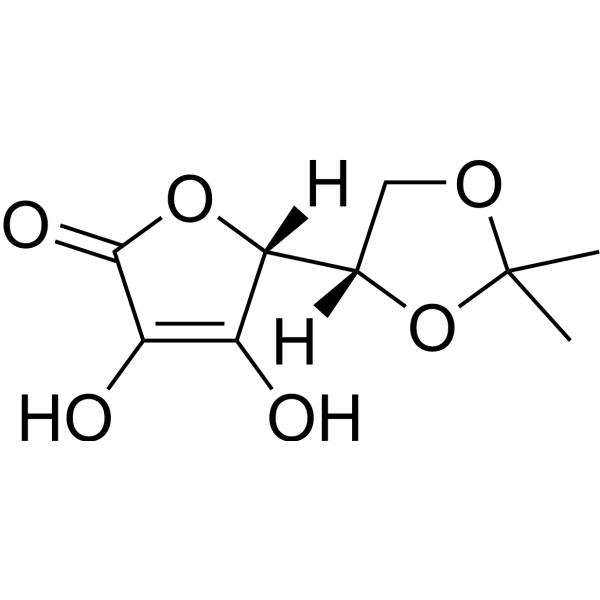 5,6-O-Isopropylidene-L-ascorbic acid (L-Ascorbic acid 5,6-acetonide) 15042-01-0
